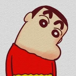 摊位角色甲的头像插画，戴灯串发饰的夜市摊主